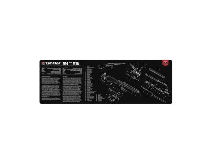TekMat Rubber Cleaning Mat 12" x 0.13" - Black/White Gun Cleaning and Maintenance Mat - TEKR36M14
