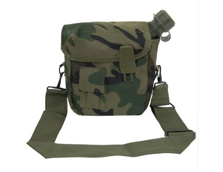 Rothco G.I. Type 2 Qt. Bladder Canteen Cover - Woodland Camo