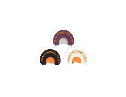 FoxPro Crooked Spur Combo Turkey Mouth Call Combo Pack, Black/Purple/White