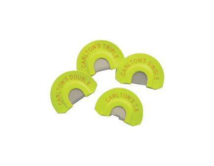Wayne Carlton Calls Carltons Cow Elk 4-Piece Diaphragm Call, Yellow