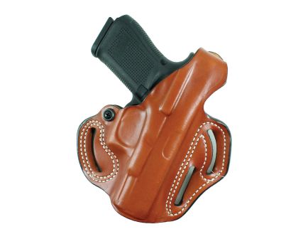 DeSantis Gunhide Scabbard Glock 19X Leather OWB Holster Right, Tan - 001TA1LZ0