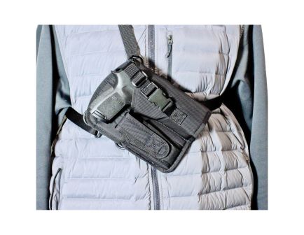 DeSantis Gunhide Yukon Hunting Rig Ruger GP100 Nylon Shoulder Holster Right, Black - M72BALRZ0
