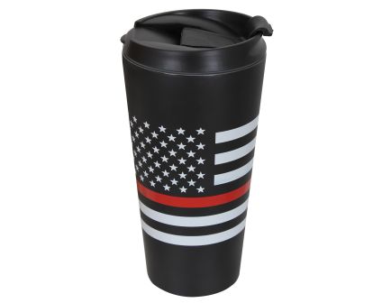Rothco Thin Red Line Flag Travel Mug