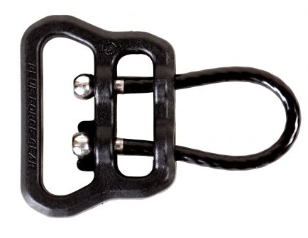 Blue Force Gear 1.25" Universal Sling Mount U-Loop, Nylon Coated Black - UWL-UL1-125-BK