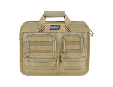 GPS Bag Tactical Operations 1000D Polyester Briefcase CCW Shoulder Bag, Tan - GPST1551BCT