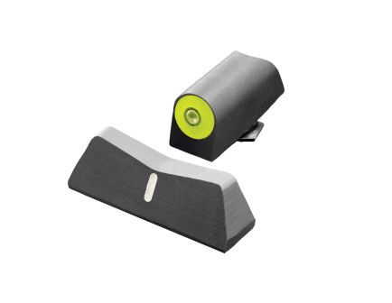 XS Sights DXW2 Big Dot Night Sight Front/Rear, Green/Yellow/Black - GL-0009P-3Y