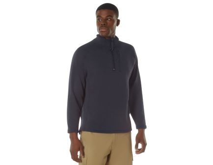 Rothco Grid Fleece Pullover - Midnight Navy Blue, 3X-Large