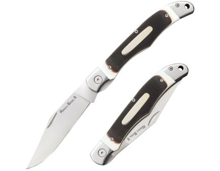 Cold Steel II Folding Knife Sleek Black with a Precision Spear Point Blade - CS20NPM1
