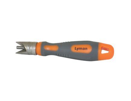 Lyman Polymer/Steel Outside Chamfer Tool, Gray/Orange - 7810222