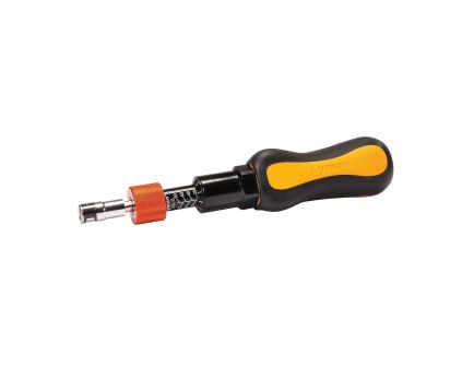 Lyman Rubber/Steel Torque Wrench - Torque Wrench for Precise Firearm Work in Black/Orange - 7031300