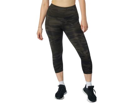 Rothco Womens Essential Leggings With Pockets - Midnight Black Camo, 2X-Large