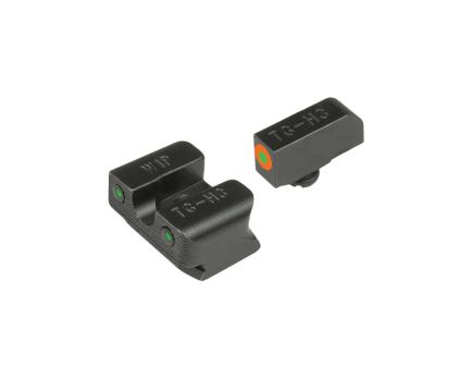 TruGlo Tritium Pro Sight Front/Rear, Green/Orange/Green - TGTG231W1C