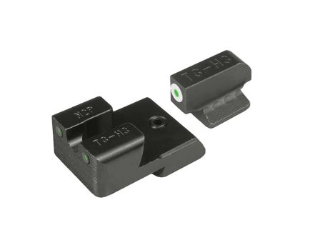 TruGlo Tritium Pro Sight Front/Rear, Green/White/Green - TGTG231N4W