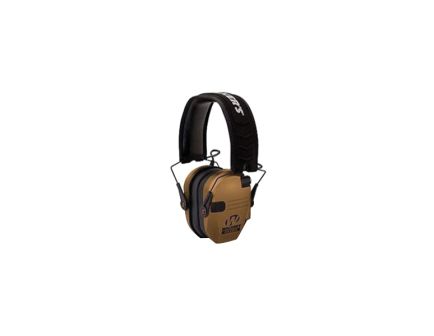 Walker Digital Polymer Electronic Earmuff Adult/23 dB, Battle Brown/Black - GWP-RSEM-BB