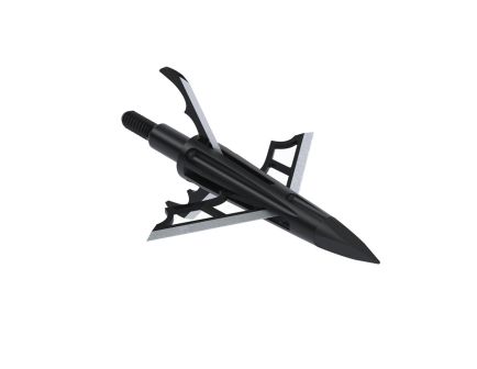 NAP DK4 1.25"/100 gr 3-Blade Hybrid Mechanical Broadhead, Black Pack of 3