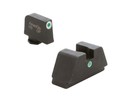 AmeriGlo Sight Set Front/Rear, Green/White/Green - GL-191