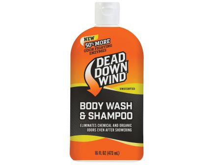 Dead Down Wind Unscented Body Wash and Shampoo, 16 oz Squeeze Bottle