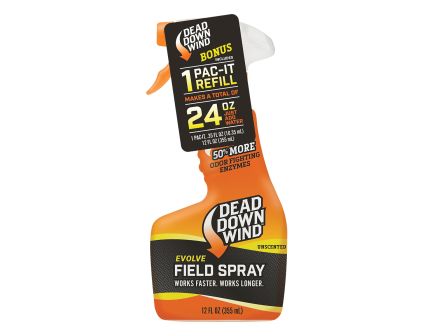 Dead Down Wind Unscented Field Spray Pac-It Combo, 24 oz Trigger Spray Bottle