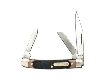 Old Timer Junior Folding Knife Clip Point/Sheepsfoot/Pen - 108OTCP