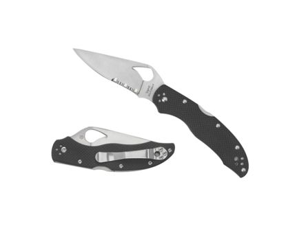 Spyderco Harrier 2 Clip Point Folding Knife in Bold Black - BY01GP2