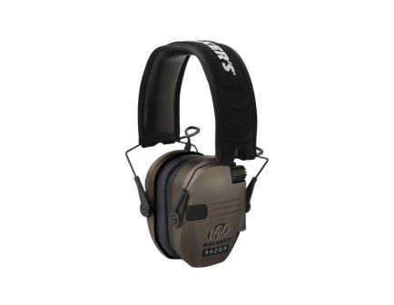 Walker Digital Polymer Electronic Earmuff Adult/23 dB, Sage Green/Black - GWP-RSEM-SGN