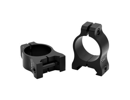 Warne Scope Mounts Vapor Low Scope Ring 1" Tube Maxima/Weaver/Picatinny - V400M