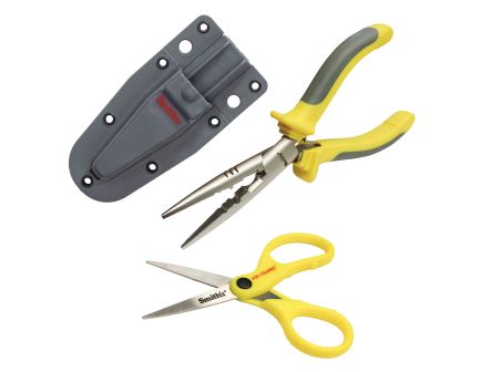 Smiths Products Mr. Crappie Pliers And Scissor Combo, Green/Yellow - 51297