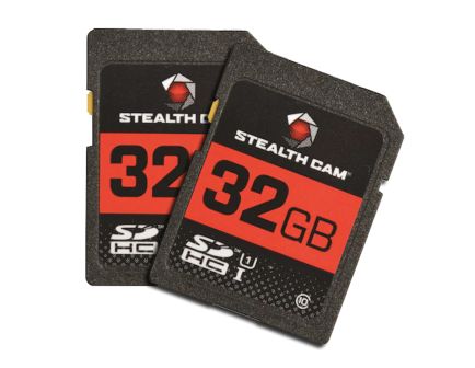Stealth Cam 32 GB SD Card Double Pack, Black Pack of 2