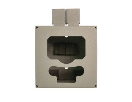 Protect Your Trail Camera with Moultrie Feeders Micro Steel Security Box in Gray - MCA14058