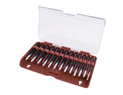 Tipton .45 Cal/.17 Cal/.20 Cal Bronze 13-Piece Bore Brush Set #8-32/#5-40 - 615333