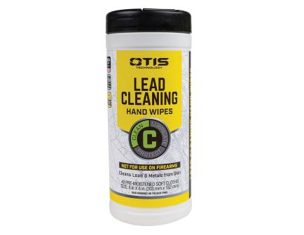 Otis Lead Cleaning Hand Wipes 40 Count Canister - Easy-to-Use Lead Cleaning Hand Wipes - FG40CLRW