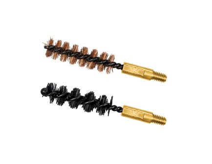 Otis .338 Cal/.35 Cal/.357 Cal Bronze/Nylon 2-Pack Bore Brush #8-32 - FG335NB