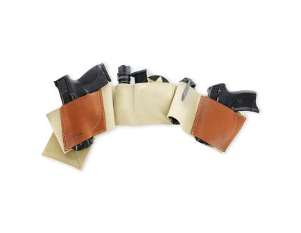 Galco Underwraps Sig P365 Leather/Nylon Belly Band Ambidextrous X-Large, Khaki - UWKHXL2