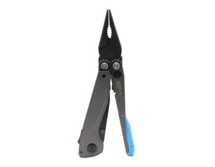SOG Knives Flash MT Knife, Cyan/Urban Gray - SOG29-55-02-41