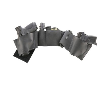 Galco UnderWraps Elite Leather/Nylon Holster Ambidextrous Large, Black - UWERBKLG