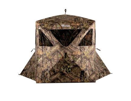 Ameristep Caretaker Kick-Out 55" x 55" x 66" Hub Ground Blind, Mossy Oak Break-Up Country Camouflage