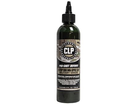 Pro-Shot BIO Mil-Spec CLP Cleaner/Lubricant 8 oz Bottle - 1STEP