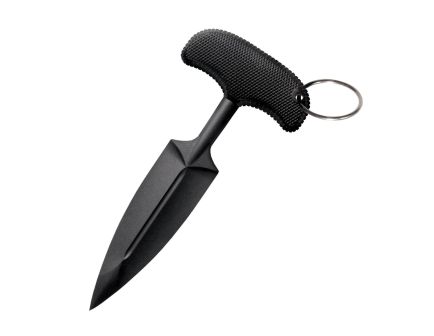Cold Steel Push Blade I Fixed Knife Dependable Performance in Bold Black - CS-92FPA