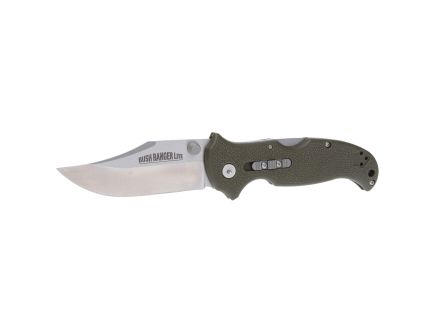 Cold Steel Bush Ranger Lite 3.50" Fixed Plain Knife, OD Green - CS21AZ