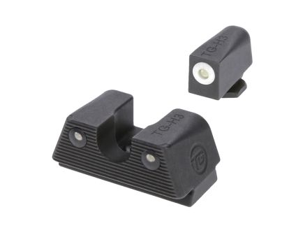 TruGlo Tritium X Sight Front/Rear, Green/White/Green - TG231G1XW
