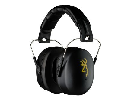 Browning HDR 37 dB Over the Head Hearing Protection Earmuff, Black - 12699