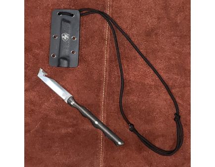 Templar Knife Neck Fixed Tanto - Bold and Tactical - Black Steel Versatility - N-TKB-22-2