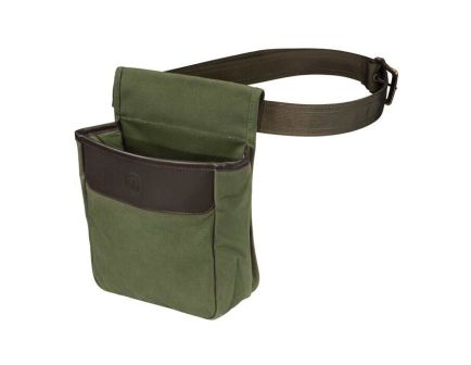 Beretta Waxwear Cotton/Leather Shell Pouch, Green - BS961020610076