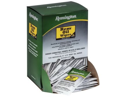 Remington Rem Oil Wipes 6" x 8" - 18471