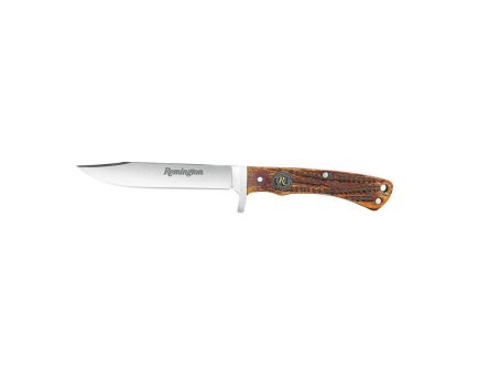 Remington Backwoods Skinner Fixed Blade Knife, Coffee Brown for Field Dressing - 15649