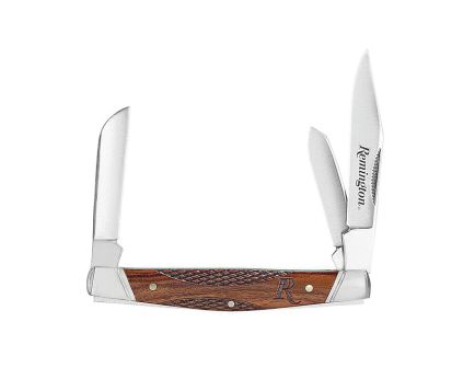 Remington Woodland Stockman Multi-blade Folding Knife, Classic Brown for Versatile Use - 15657