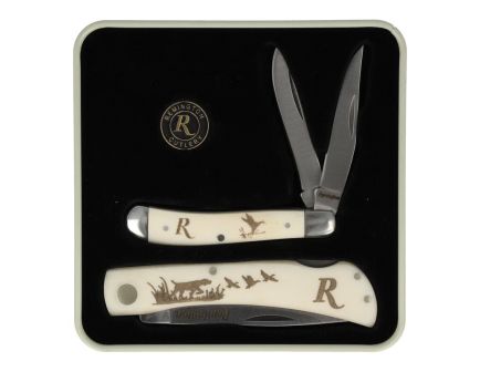 Remington Duck Tin Collector Gift Set Knife Set, White Set for Collectible Enthusiasts - 15686