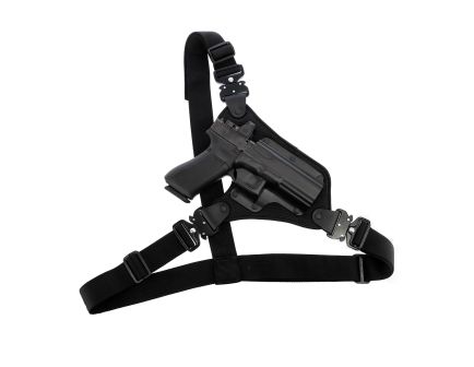 Galco High Ready Glock 17/19/19x/22/23/31/32/45 Kydex/Nylon Holster Right, Black - HR224RB