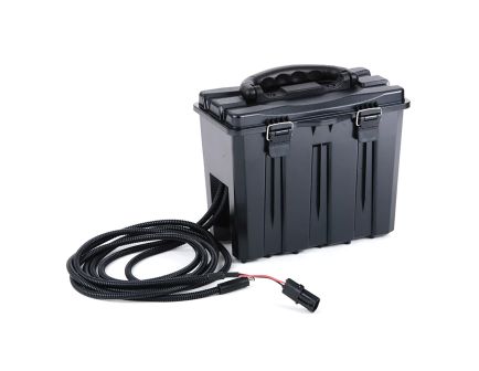 Spartan Cameras Rechargeable Battery Box in Black - Convenient Battery Management - SC-BAT-BX12V1