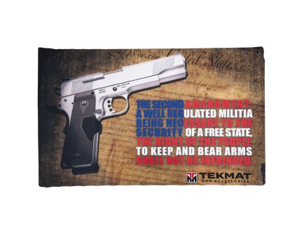 TekMat Right to Bear Arms Rubber Gun Mat - Second Amendment Supporter's Cleaning Mat - TEK422AMEND